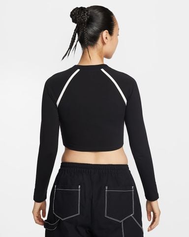 Nike - Áo Tay Dài Thể Thao Nữ Sportswear Women's Tight Long-Sleeve Cropped Top