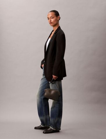 Calvin Klein - Túi xách nữ CK Allover Monogram Logo Camera Bag - 4