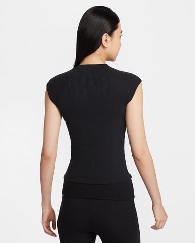 Nike - Áo Tay Ngắn Thể Thao Nữ Sportswear Chill Knit Tight Short-Sleeve Ribbed Top