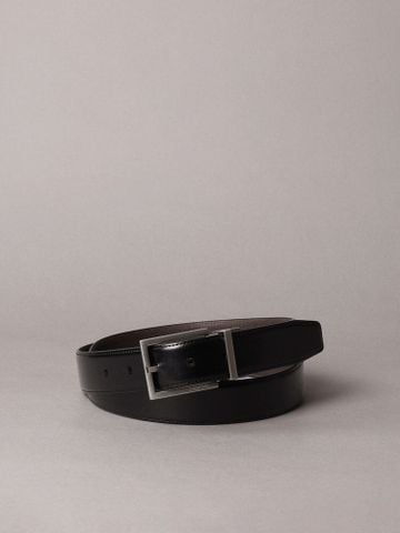 Calvin Klein - Thắt Lưng Nam Smooth Square Buckle Belt 32mm Reversible