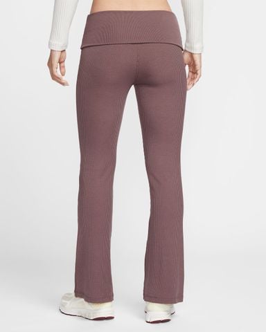 Nike - Quần Dài Thể Thao Nữ Sportswear Chill Knit Mid-Rise Tight Ribbed Pants