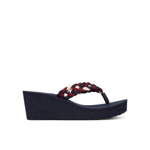 Tommy Hilfiger - Xăng Đan Nữ TH Wedge Braided Summer Sandal
