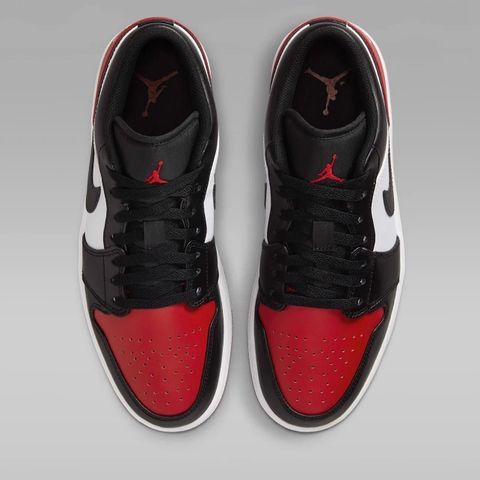 Nike - Giày Sneakers Nam Air Jordan 1 Low Bred Toe