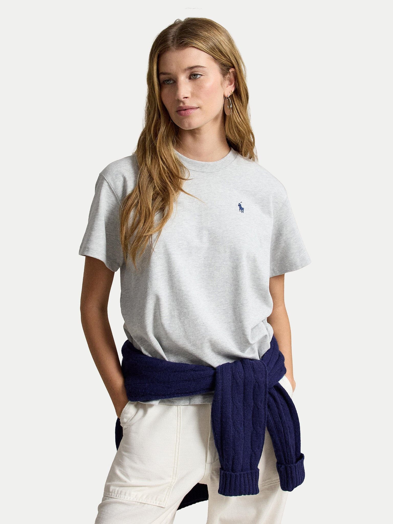 Ralph Lauren - Áo Thun Tay Ngắn Nữ Logo Cotton Jersey Tee
