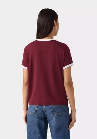Levi's - Áo Thun Tay Ngắn Nữ Graphic Favorite Ringer Tee