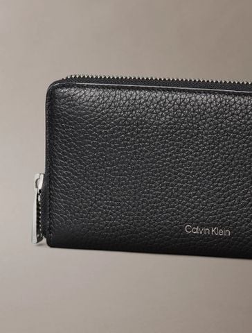 Calvin Klein - Ví dài Nam Foil Emboss Long Zip Around