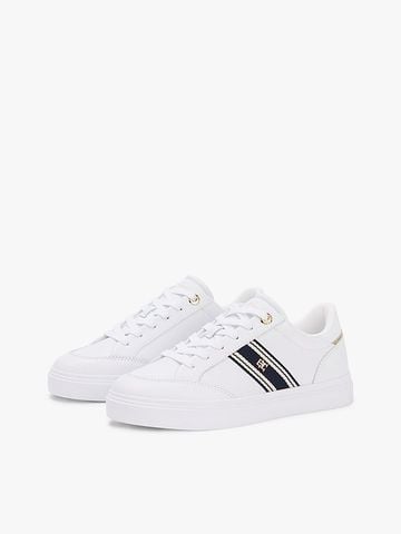 Tommy Hilfiger - Giày Nữ Leather Webbing Strap Cupsole Trainers