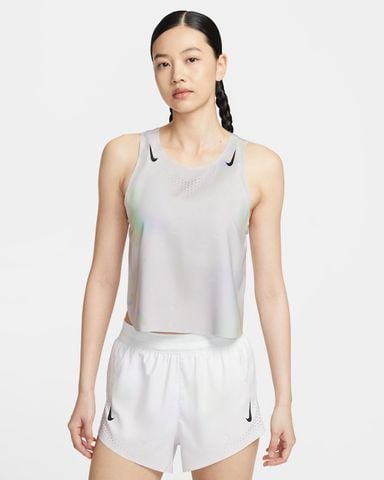 Nike - Áo Thun Ba Lỗ Nữ Nike AeroSwift Women's Dri-FIT ADV Cropped Running Tank Top