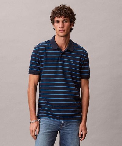 Calvin Klein - Áo Thun Có Cổ Nam Easy Monologo Casual Pique