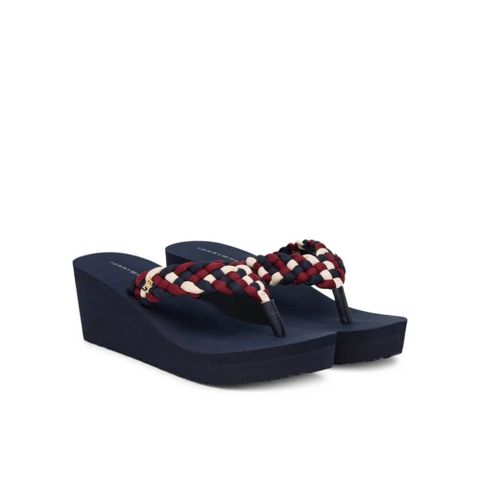 Tommy Hilfiger - Xăng Đan Nữ TH Wedge Braided Summer Sandal - 2