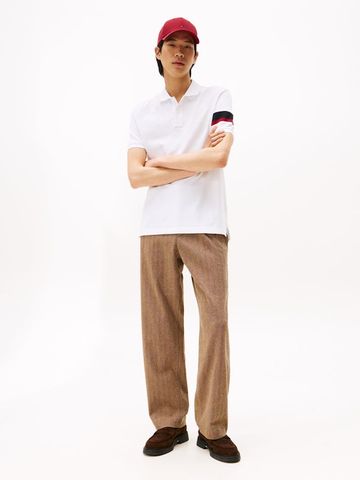 Tommy Hilfiger - Áo thun có cổ polo tay ngắn nam RWB Sleeve Tape Polo