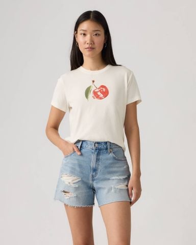 Levi's - Áo Thun Tay Ngắn Nữ Graphic Logo Favorite Short Sleeve Tee