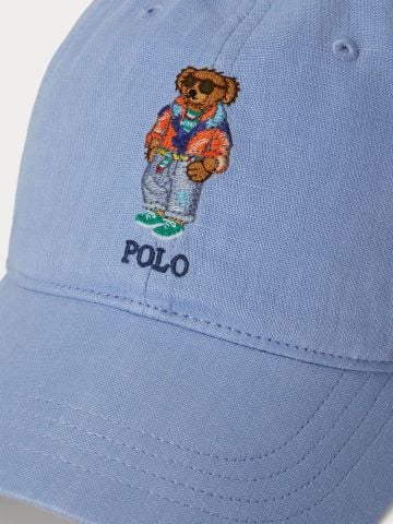 Ralph Lauren - Nón Lưỡi Trai Nam WOVEN-Bear Linen Ball Cap