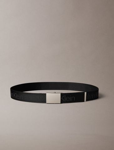Calvin Klein - Thắt Lưng Nam Logo Jacquard Plaque Buckle Belt