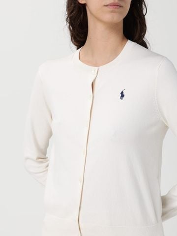 Ralph Lauren - Áo Cardigan Nữ Crew-Neck Cardigan With Pony Logo