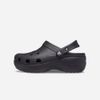 Crocs - Xăng đan nữ Classic Clog Platform Black Lifestyle