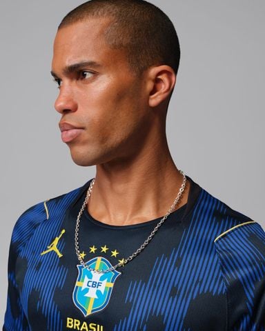Nike - Áo Tay Ngắn Thể Thao Nam Brazil National Team 2026 Stadium Away Dri-FIT Football Shirt - 4
