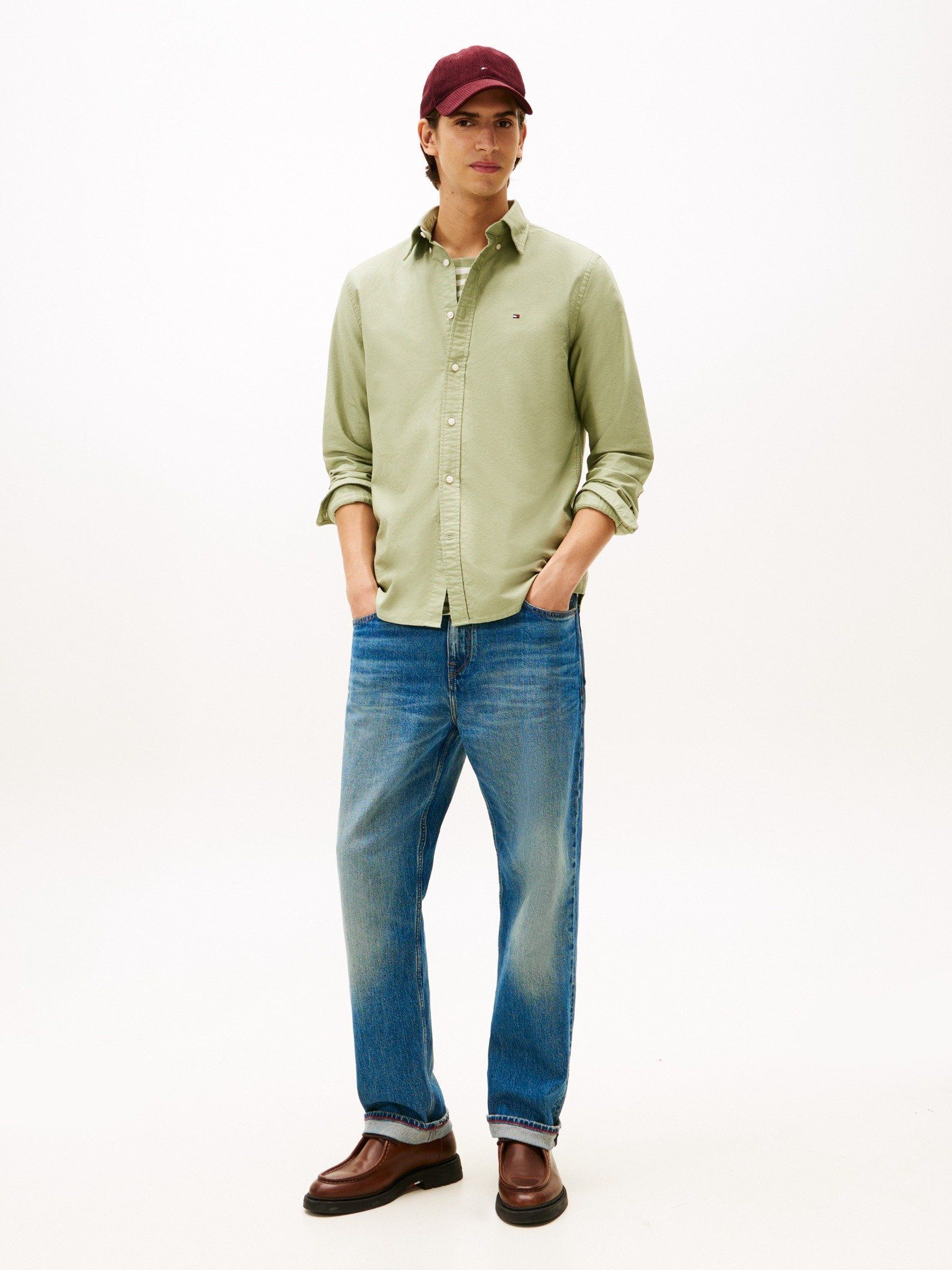 Tommy Hilfiger - Áo sơ mi tay dài nam Asia Fit Heritage Oxford Shirt