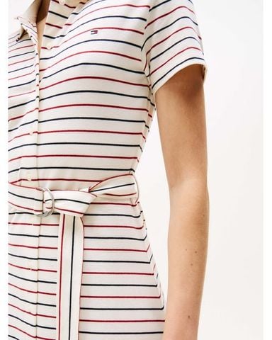 Tommy Hilfiger - Đầm nữ TH Cotton Midi Polo Dress - 4