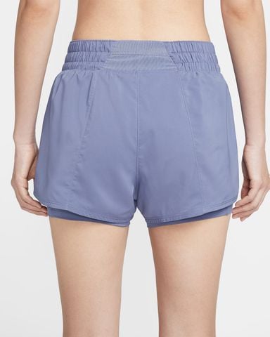 Nike - Quần ngắn thể thao Nữ Dri-FIT One Women's Mid-rise 2-in-1 Shorts