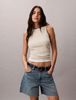 Calvin Klein - Áo Thun Ba Lỗ Nữ Slim Waffle Racerback Top