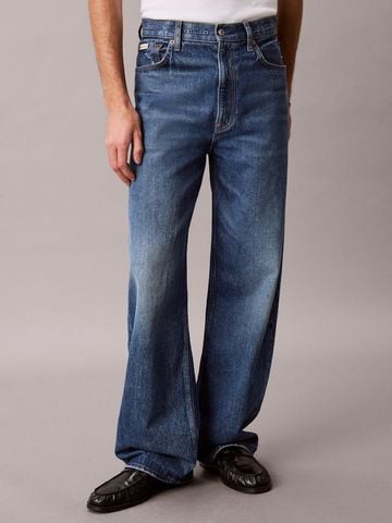 Calvin Klein - Quần Jean Dài Nam Baggy Boulder Blue Jean