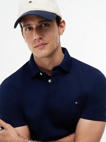Tommy Hilfiger - Áo Polo Nam Regular Pique Jacquard Collar Polo Shirt
