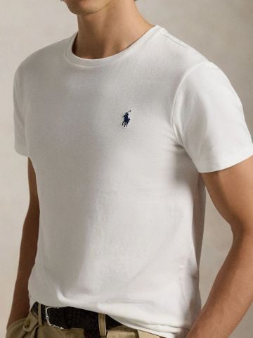 Ralph Lauren - Áo Thun Tay Ngắn Nam Custom Slim Fit Jersey Crewneck T-Shirt