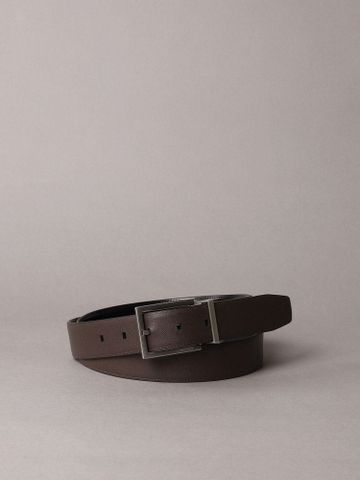 Calvin Klein - Thắt Lưng Nam Smooth Square Buckle Belt 32mm Reversible