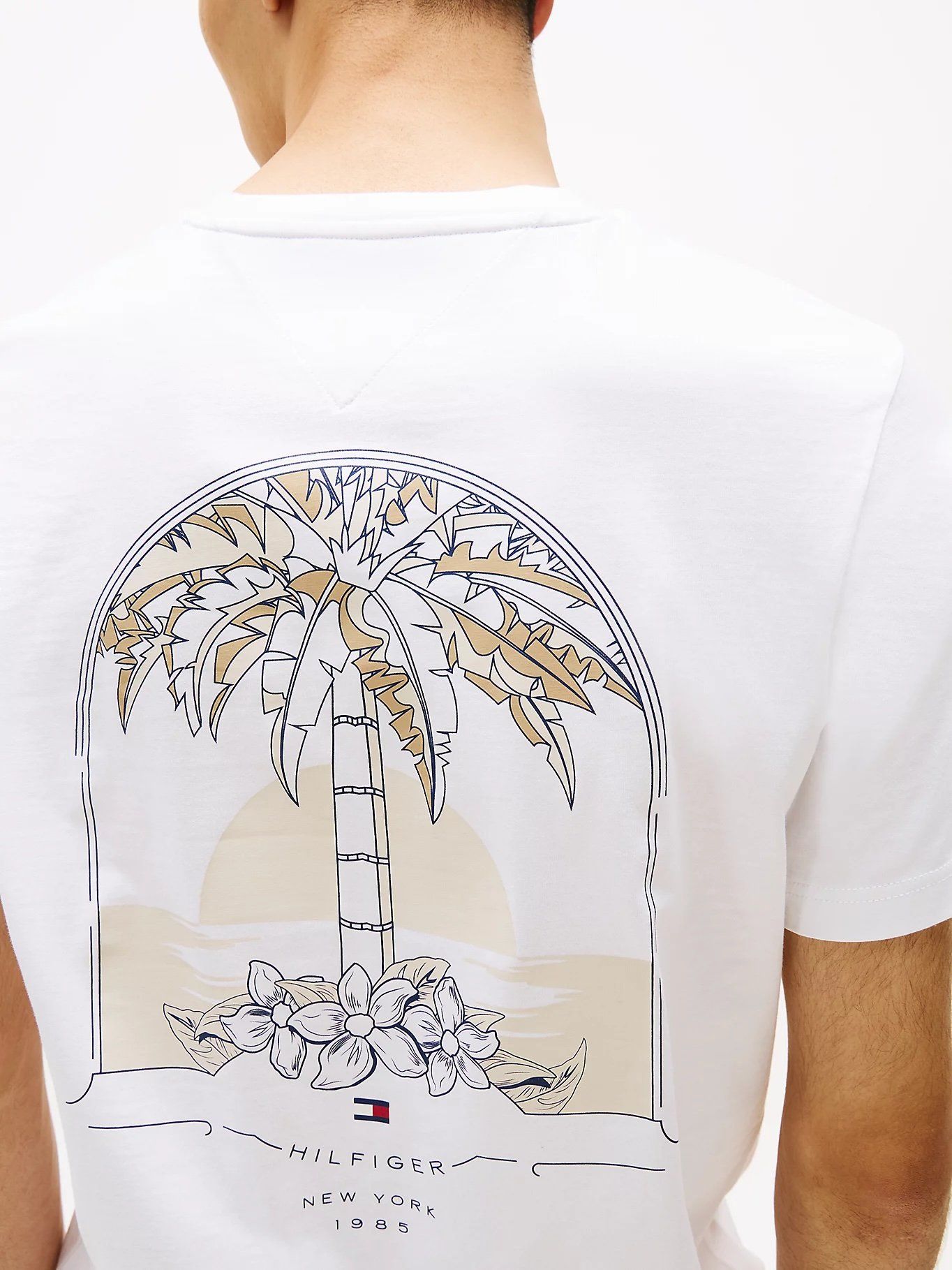 Tommy Hilfiger - Áo thun tay ngắn nam Palm Tree Back Graphic T-Shirt