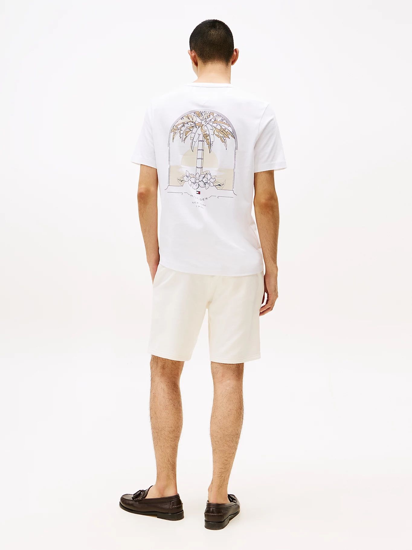 Tommy Hilfiger - Áo thun tay ngắn nam Palm Tree Back Graphic T-Shirt
