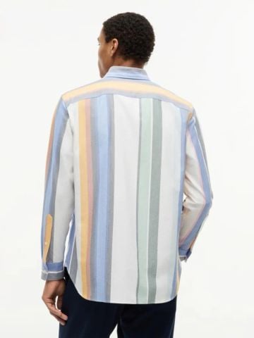 Tommy Hilfiger - Áo Sơ Mi Nam Tay Dài Oversized Heritage Oxford Multi Stripe - 3