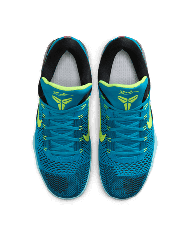 Nike - Giày bóng rổ thể thao Nam Kobe 9 Elite Low Protro Neo Turquoise and Volt