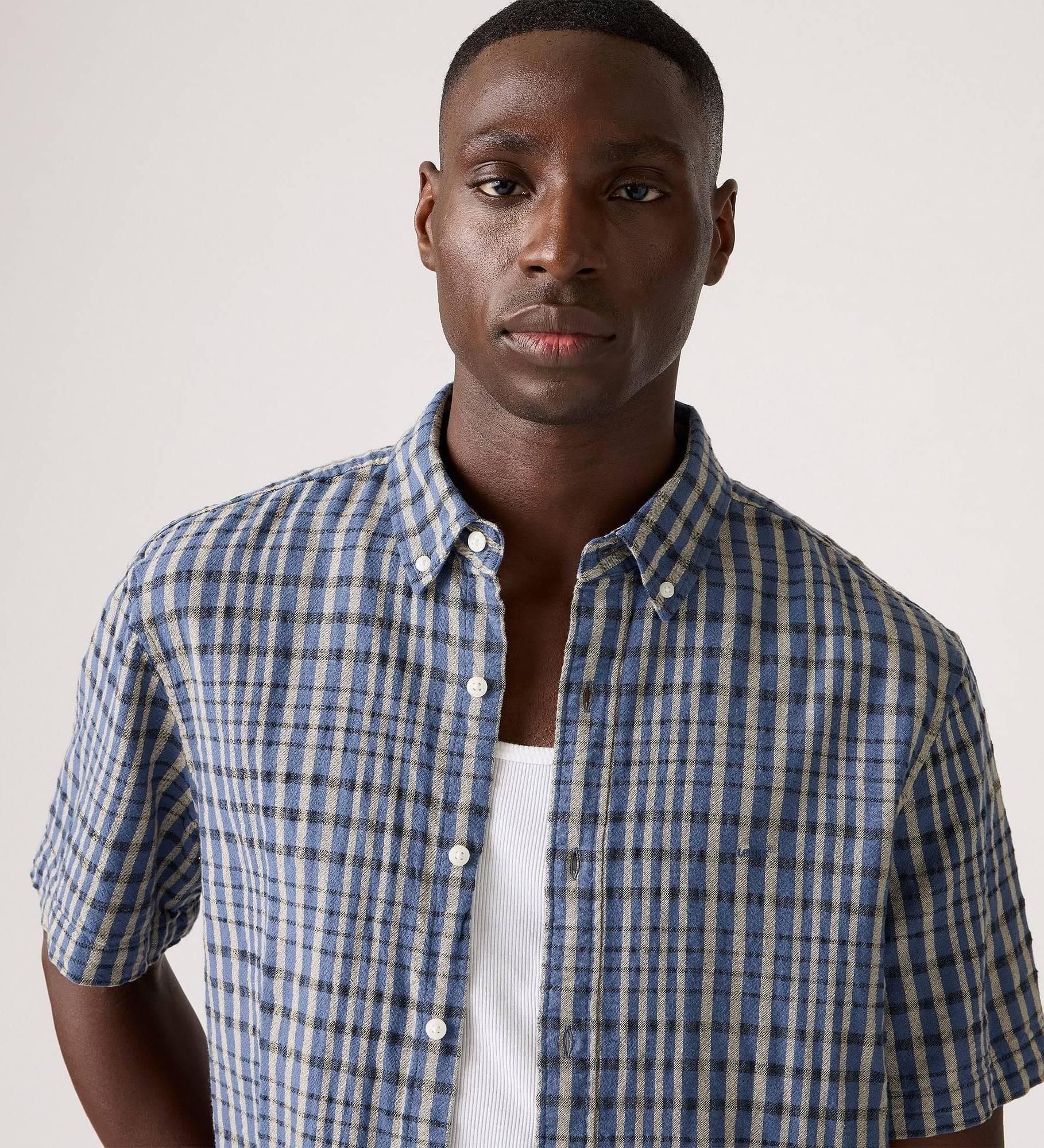 Levi's - Áo sơ mi tay ngắn nam Short Sleeve Authentic Button-Down Shirt