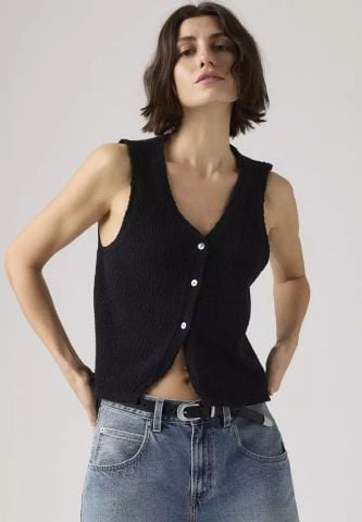 Levi's - Áo Vest Không Tay Nữ Helen Mini Boucle Vest