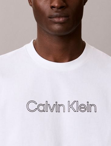 Calvin Klein - Áo Thun Tay Ngắn Nam Relaxed Logo T-Shirt