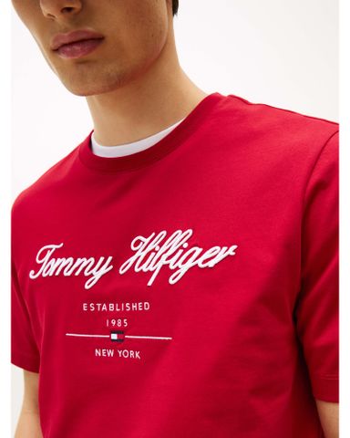 Tommy Hilfiger - Áo Thun Tay Ngắn Nam Script Logo Tee