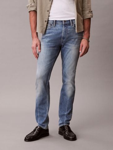 Calvin Klein - Quần Jean Dài Nam Slim Monte Indigo Italian Jean