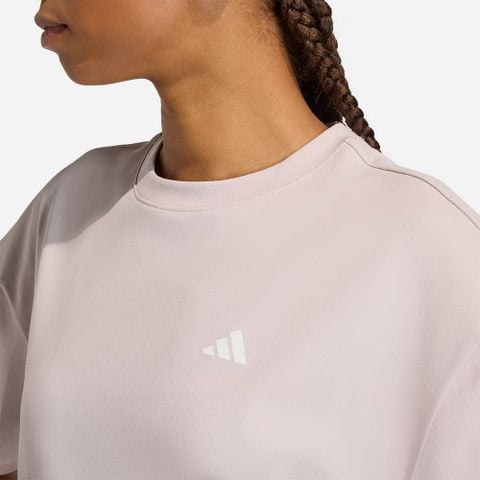 Adidas - Áo Tay Ngắn Thể Thao Nữ Primelift Essentials Workout Oversized