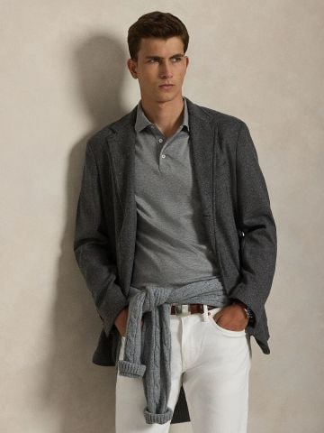 Ralph Lauren - Áo Thun Có Cổ Nam Custom Slim Fit Soft Cotton Polo Shirt