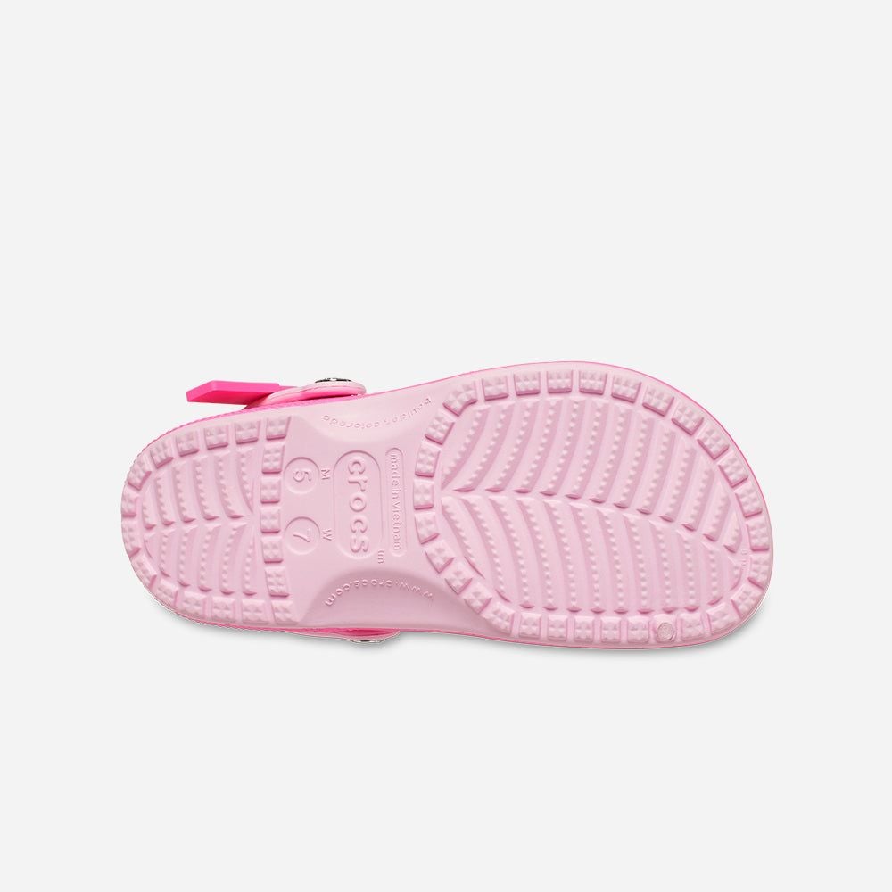 Crocs - Xăng đan nam nữ Mattel Pink Barbie Classic Clog Clog Multi Lifestyle