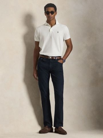 Ralph Lauren - Áo Thun Có Cổ Nam Custom Slim Fit Soft Cotton Polo Shirt