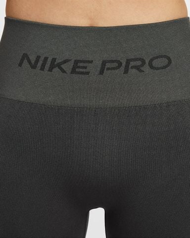 Nike - Quần Ngắn Thể Thao Nữ Nike Pro Seamless Women's Dri-FIT High-Waisted Biker Shorts