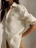 Ralph Lauren - Áo Sơ Mi Nữ Classic Fit Striped Linen Shirt