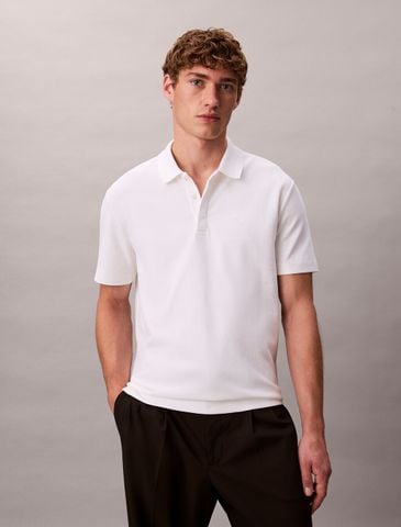 Calvin Klein - Áo polo tay ngắn nam CK Premium Cotton Polo