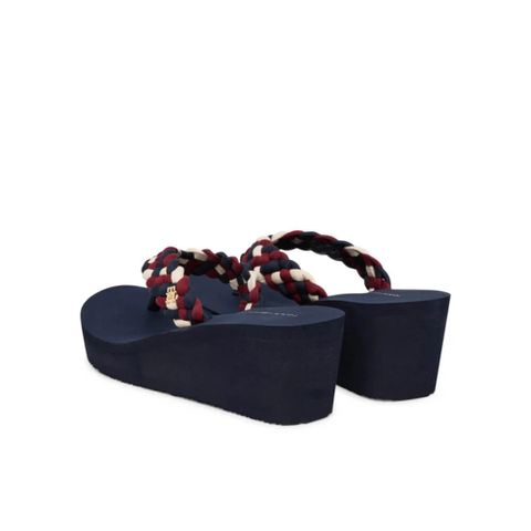 Tommy Hilfiger - Xăng Đan Nữ TH Wedge Braided Summer Sandal