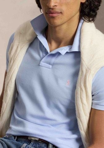 Ralph Lauren - Áo Thun Có Cổ Nam Stretch Mesh Short Sleeve Polo Shirt