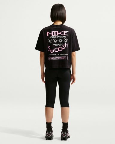 Nike - Áo Tay Ngắn Thể Thao Nữ Women's Oversized Mid-Cropped T-Shirt