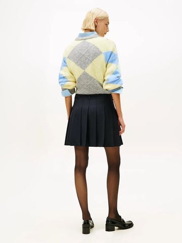 Tommy Hilfiger - Váy nữ Timeless Wool Blend Pleated Mini Skirt - 3