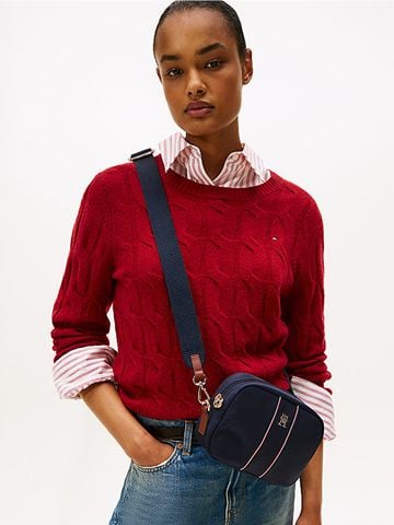 Tommy Hilfiger - Túi đeo chéo nữ Popette Camera Bag Corp